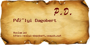 Pályi Dagobert névjegykártya